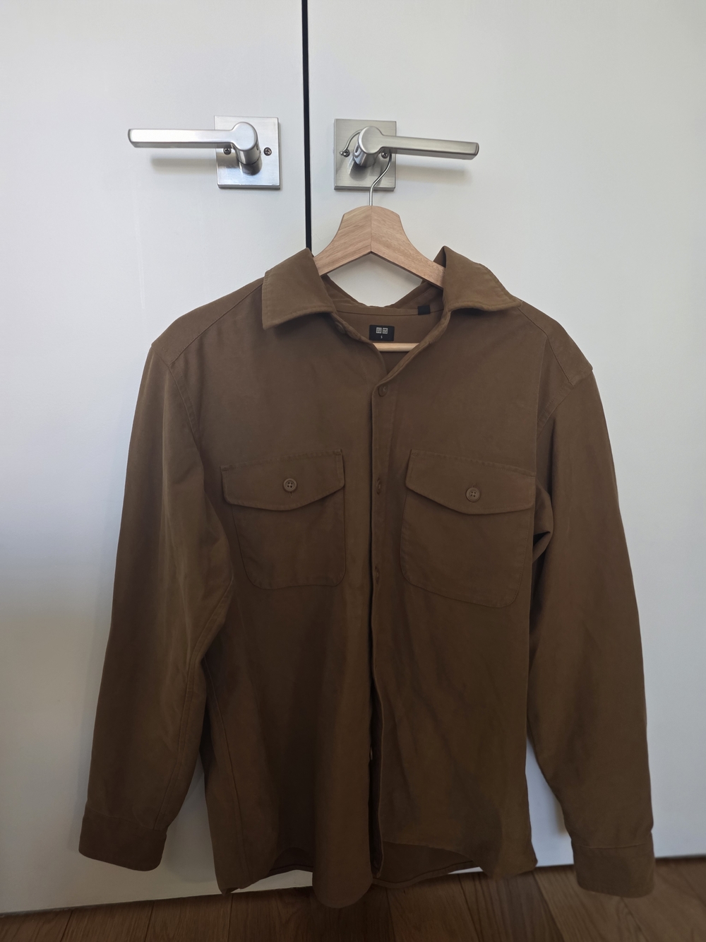 Uniqlo Men's Brown Utility Shirt Jacket